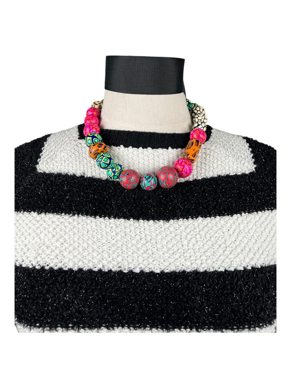 Collar Esferas Multicolor