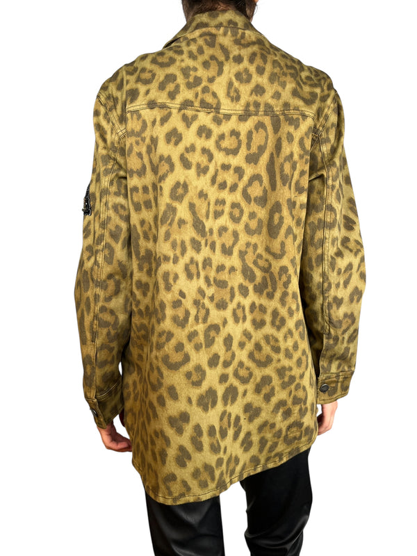 Chaqueta Canvas Leopardo