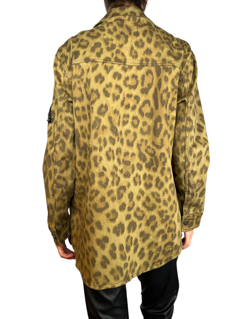Chaqueta Canvas Leopardo