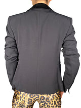 Blazer Solapas de Satén