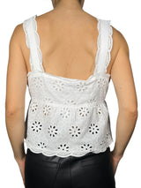 Crop Top Broderie