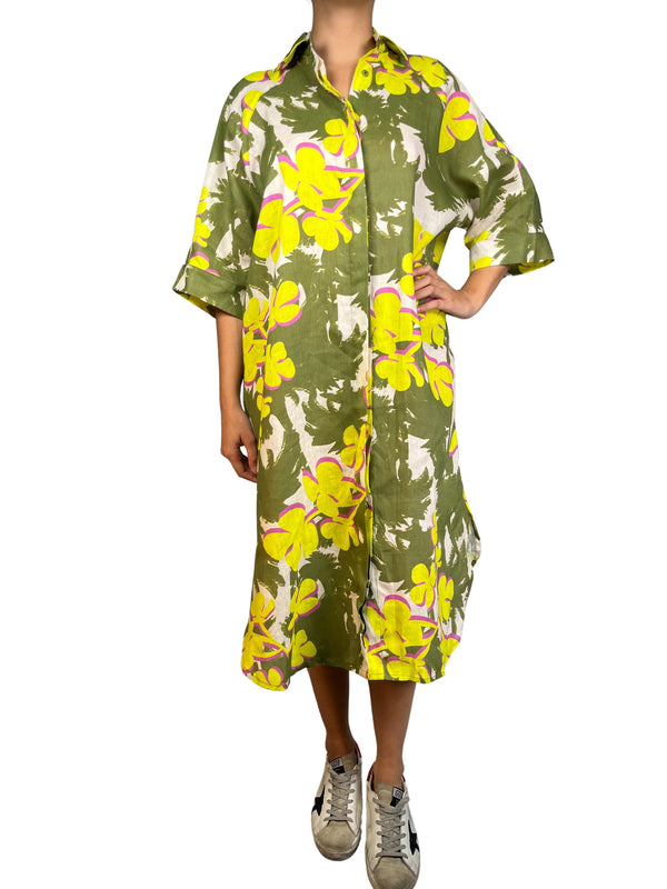 Vestido Hawaii Lima Lino