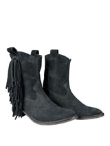 Botines Texanos Flecos Cuero