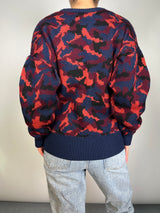 Sweater Brycen Camo in Midnight Lana