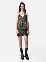 FALDA JULIPE CUIR FROISSE