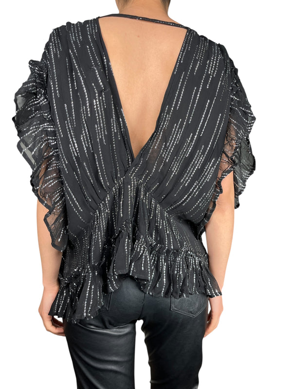 Blusa Fibras Metalizadas
