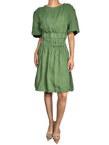 Vestido Verde Lino
