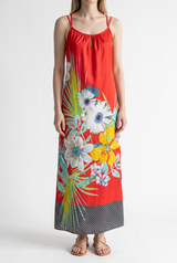 Vestido Flores y Rayas