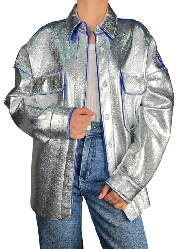 Chaqueta Plateada