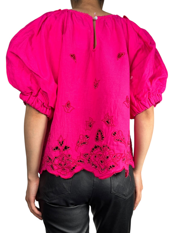 Blusa Lino Rosada
