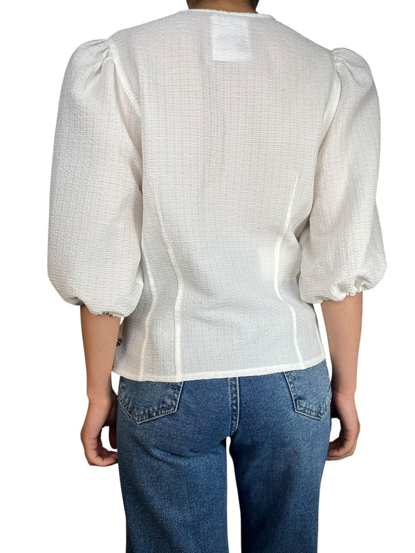 Blusa Mangas Globo