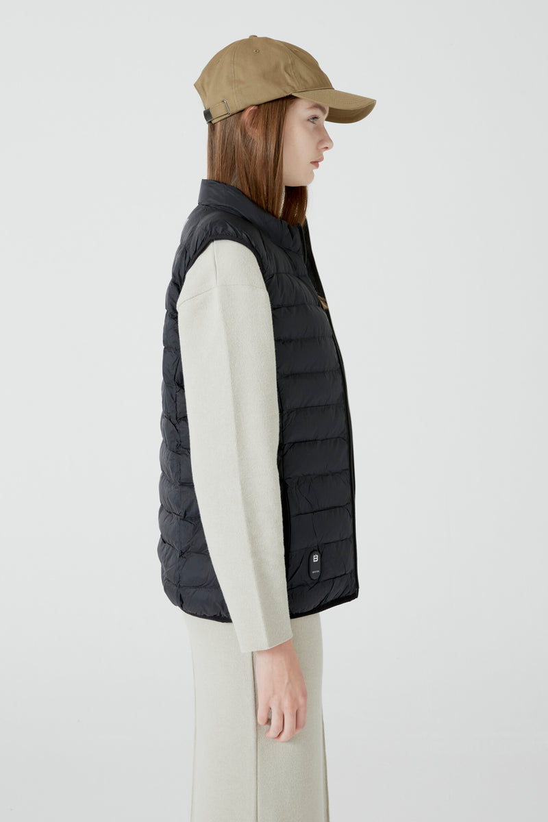 Parka Negra Sin Mangas Mujer - Sin Batería