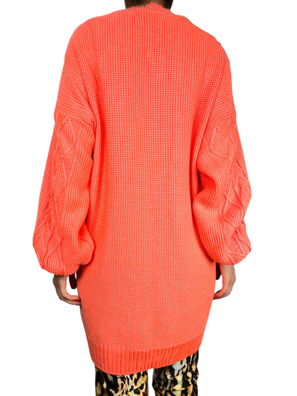 Cárdigan Joana Orange Turmeric