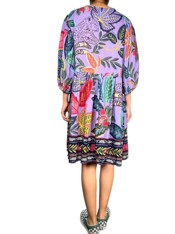 Vestido Estampado Viscosa