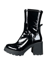 Botines Track Acharolado