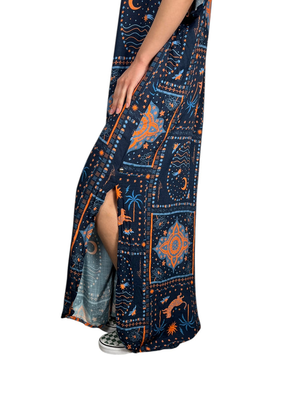 Vestido Camisero Tajos