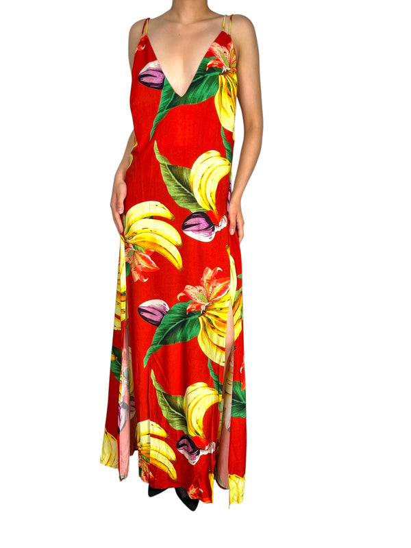 Vestido Tajos Laterales