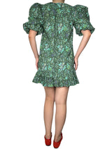Vestido Verde Flores