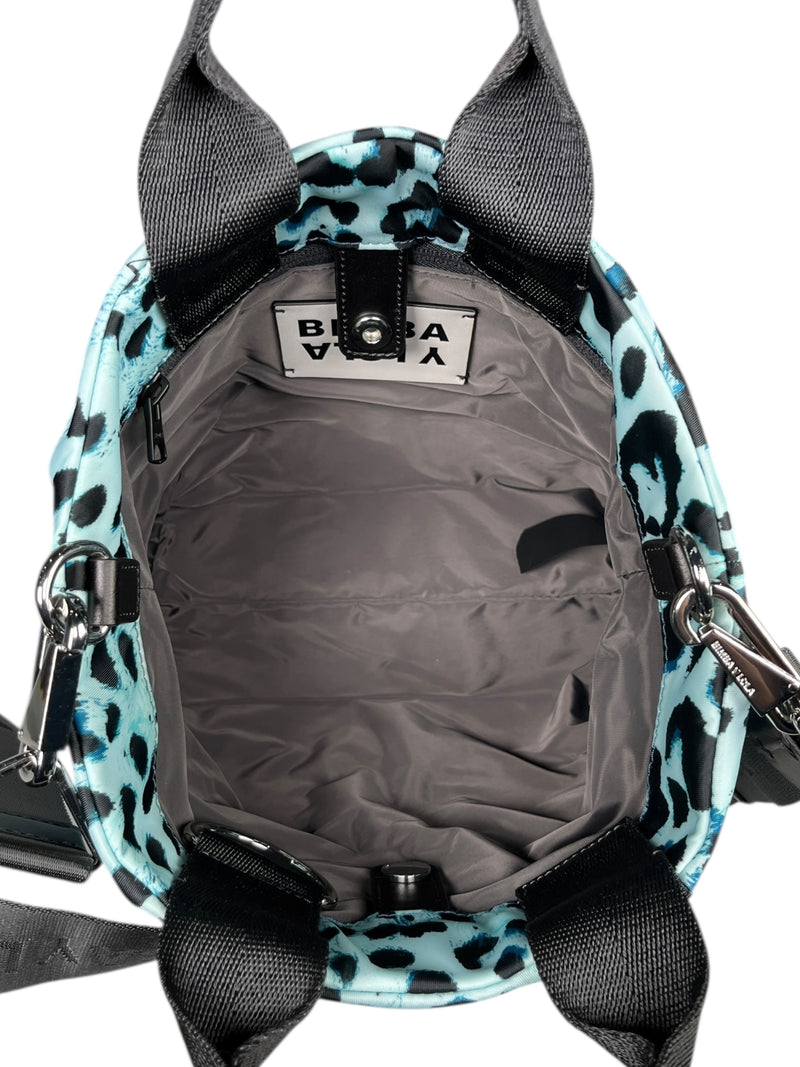 Cartera Animal Print Blue