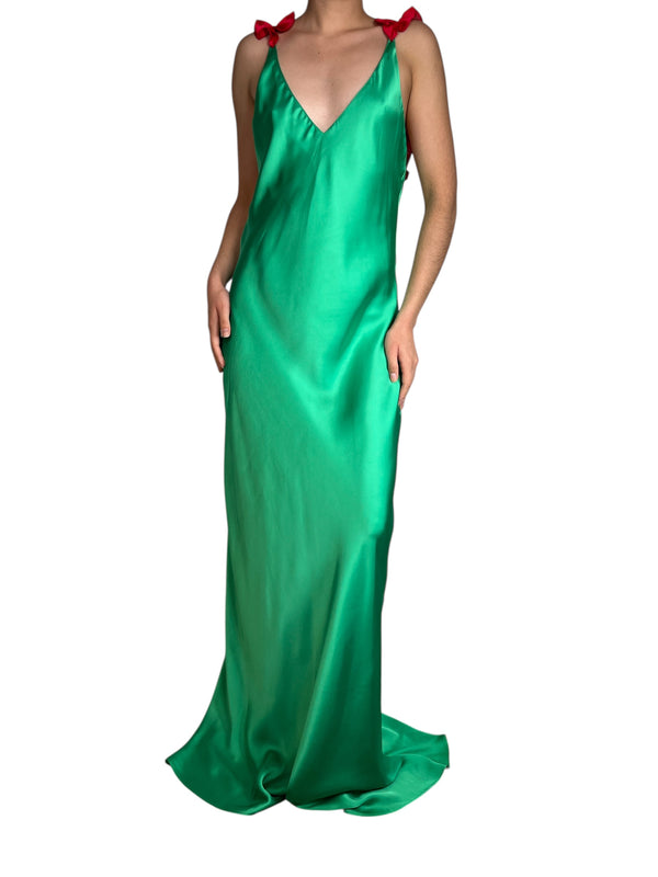 Vestido Verde Vuelos