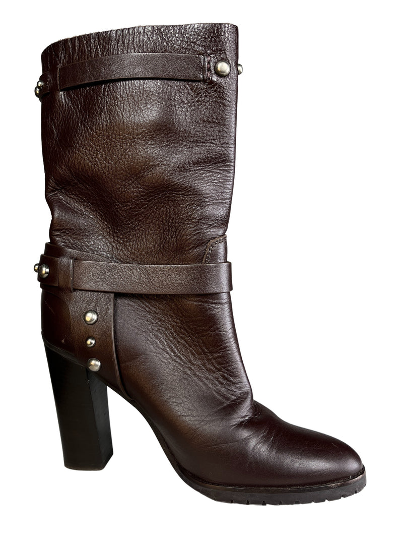 Botas Café Cuero