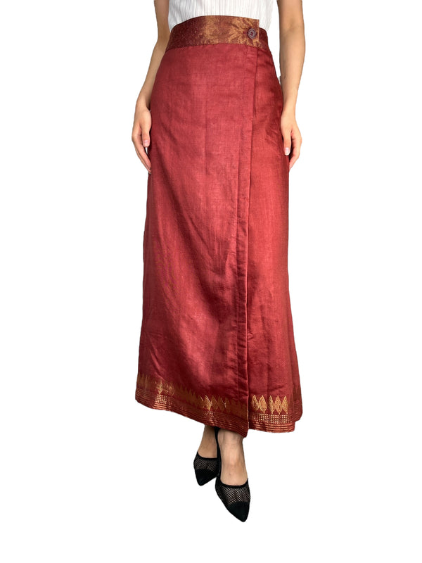 Falda Wrap Terracota