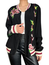 Chaqueta Bomber Bordada