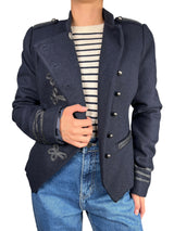 Chaqueta Azul Marino Militar