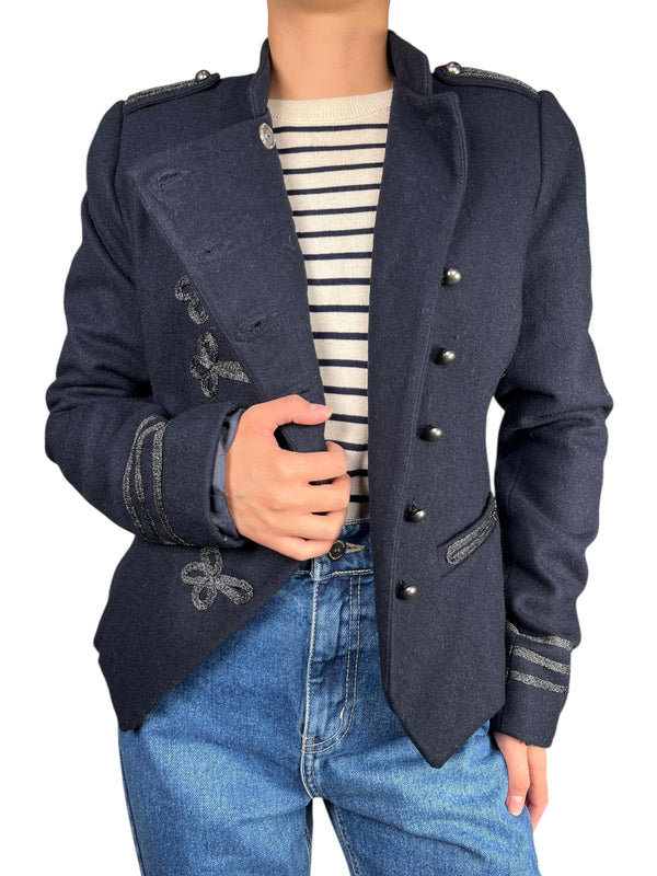 Chaqueta Azul Marino Militar
