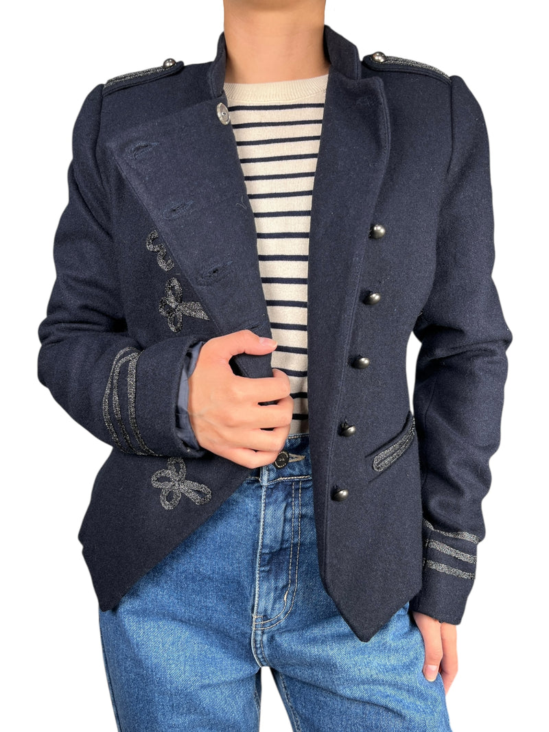 Chaqueta Azul Marino Militar