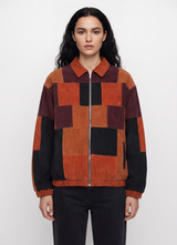 Chaqueta Estilo Bomber Cuadros