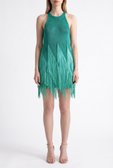 Vestido Tejido Flecos