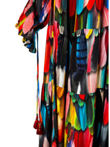 Vestido Camisero Plumas