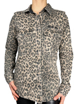 Sobrecamisa Denim Print