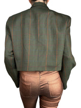 Blazer Rayas Corto