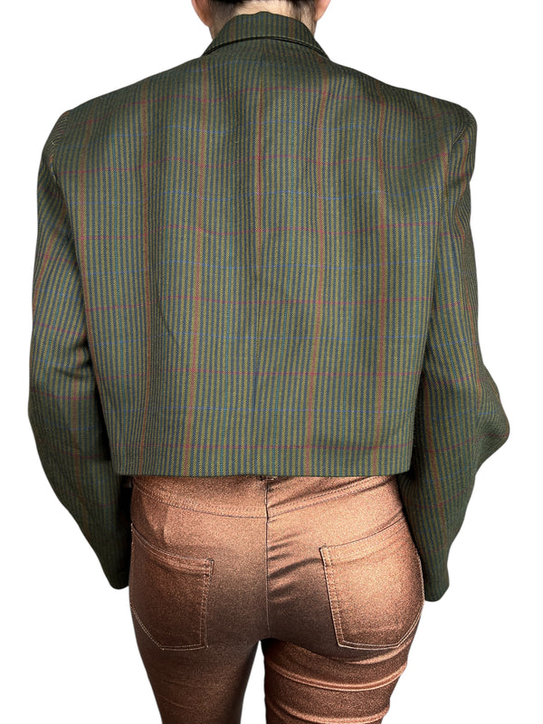 Blazer Rayas Corto
