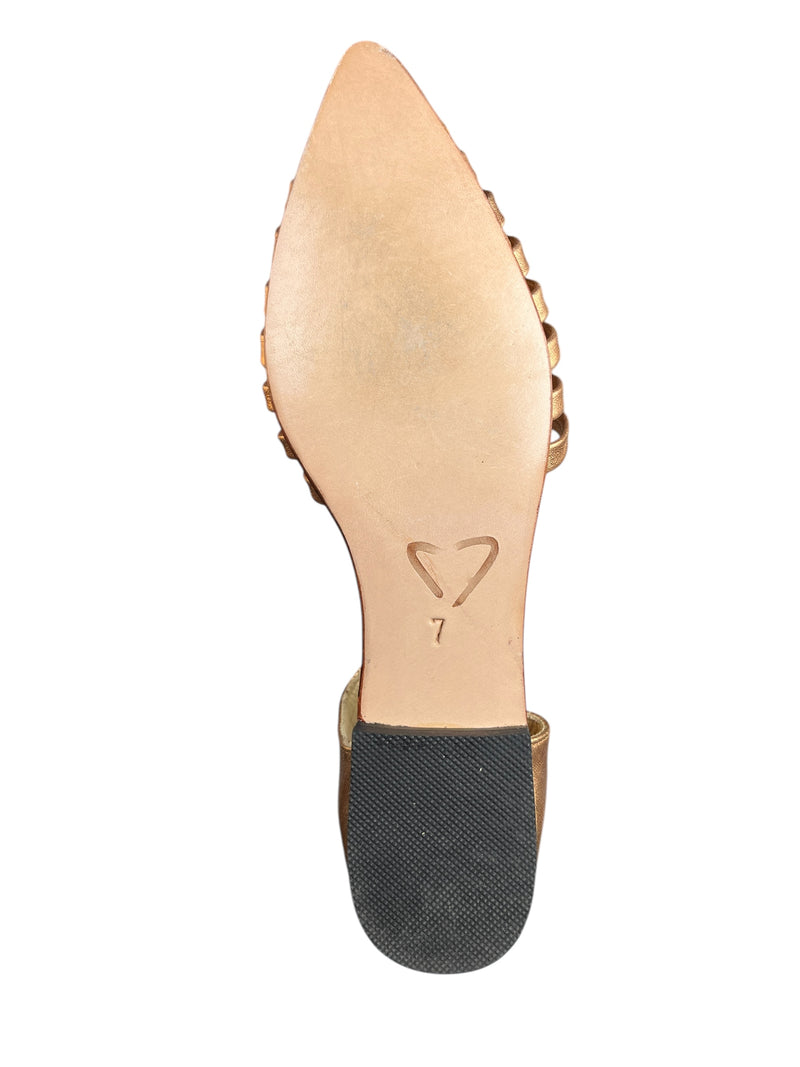 Zapatos Tiras Cobre