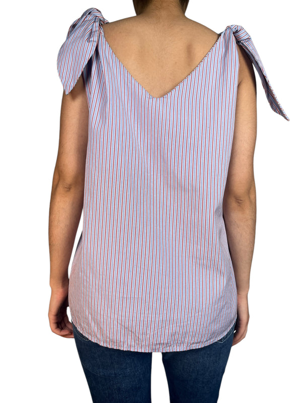 Blusa Amarras Lineas Rojas
