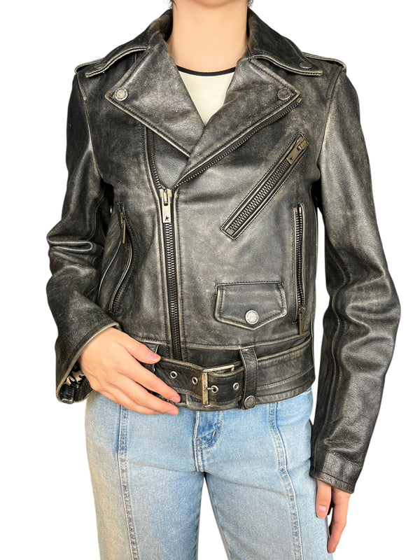 Chaqueta Cuero Biker