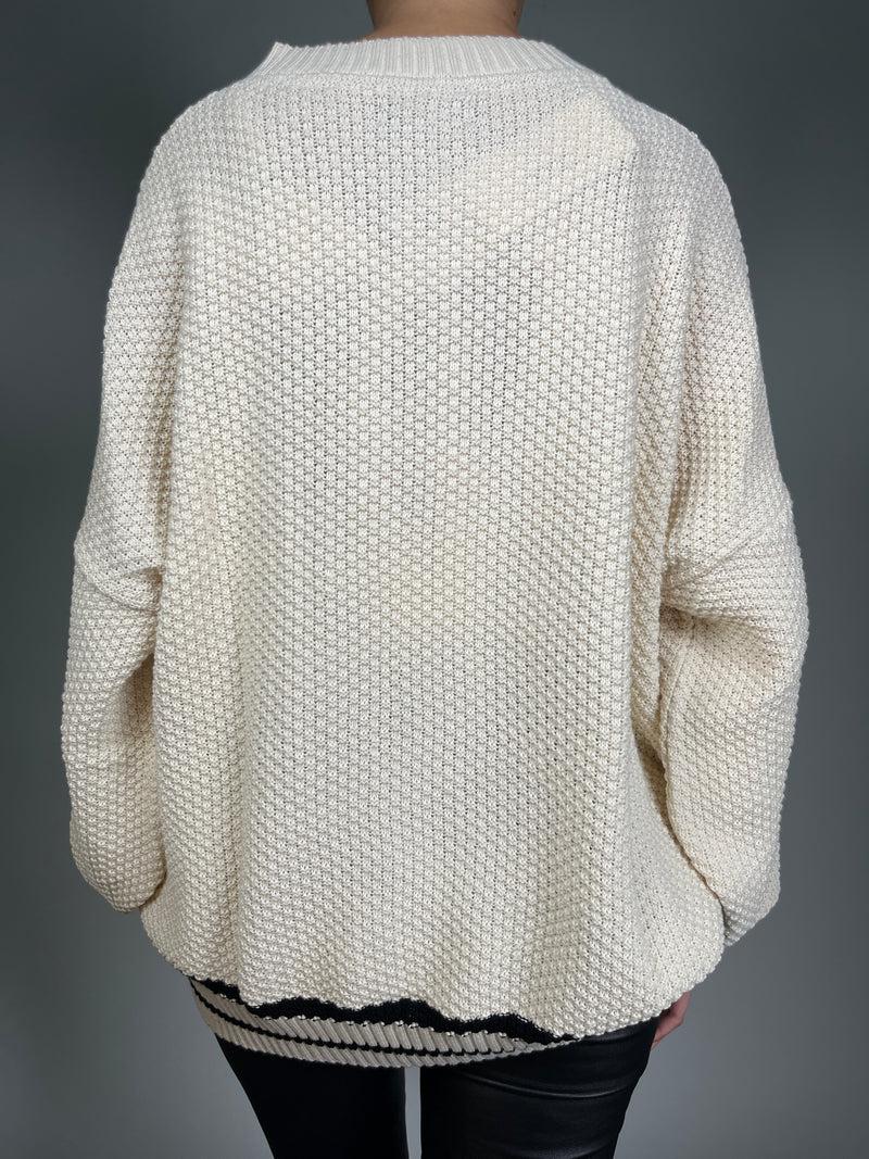 Sweater Bonne Chance Crudo