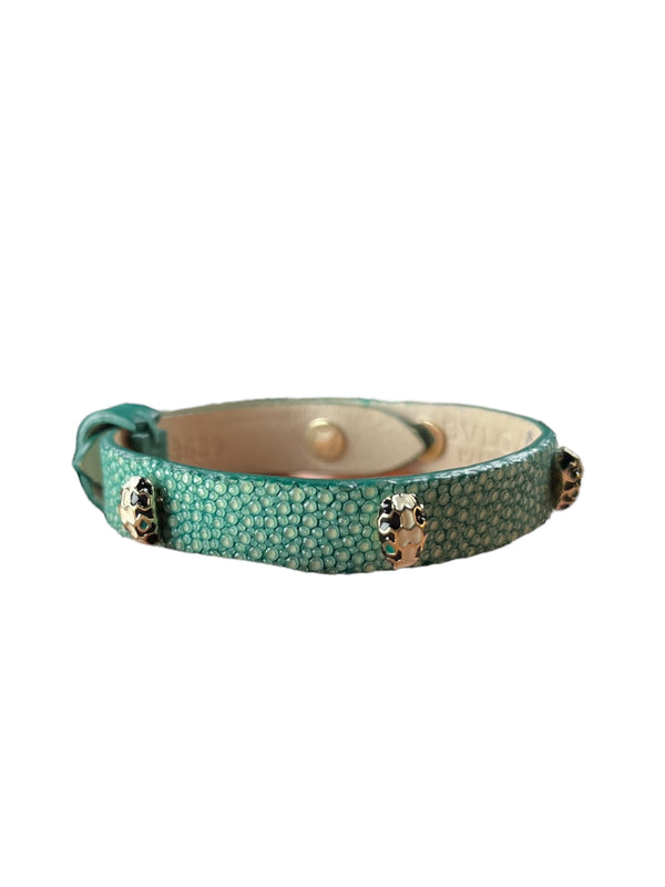 Pulsera Galuchat Serpenti Forever Wrap 
