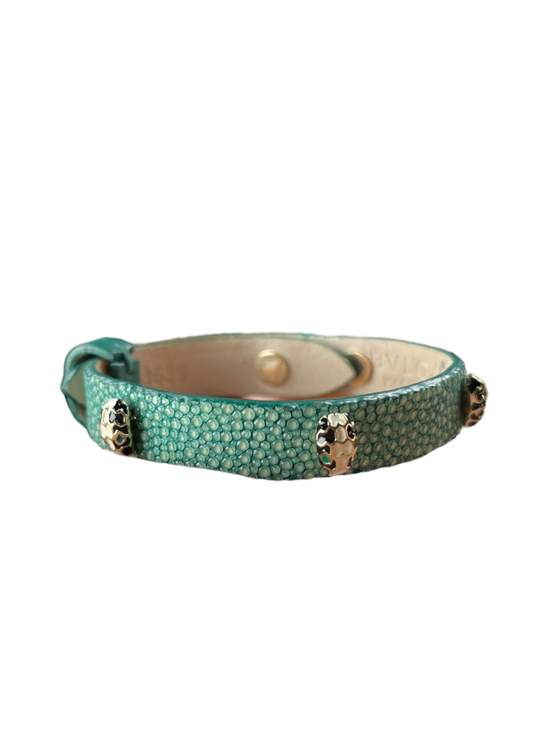 Pulsera Galuchat Serpenti Forever Wrap 