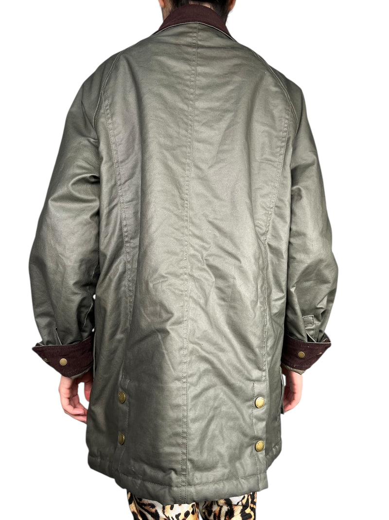 Chaqueta Encerada Elton Olive