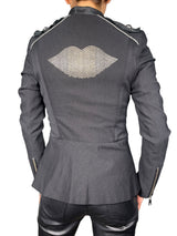 Chaqueta Tachas Viscosa