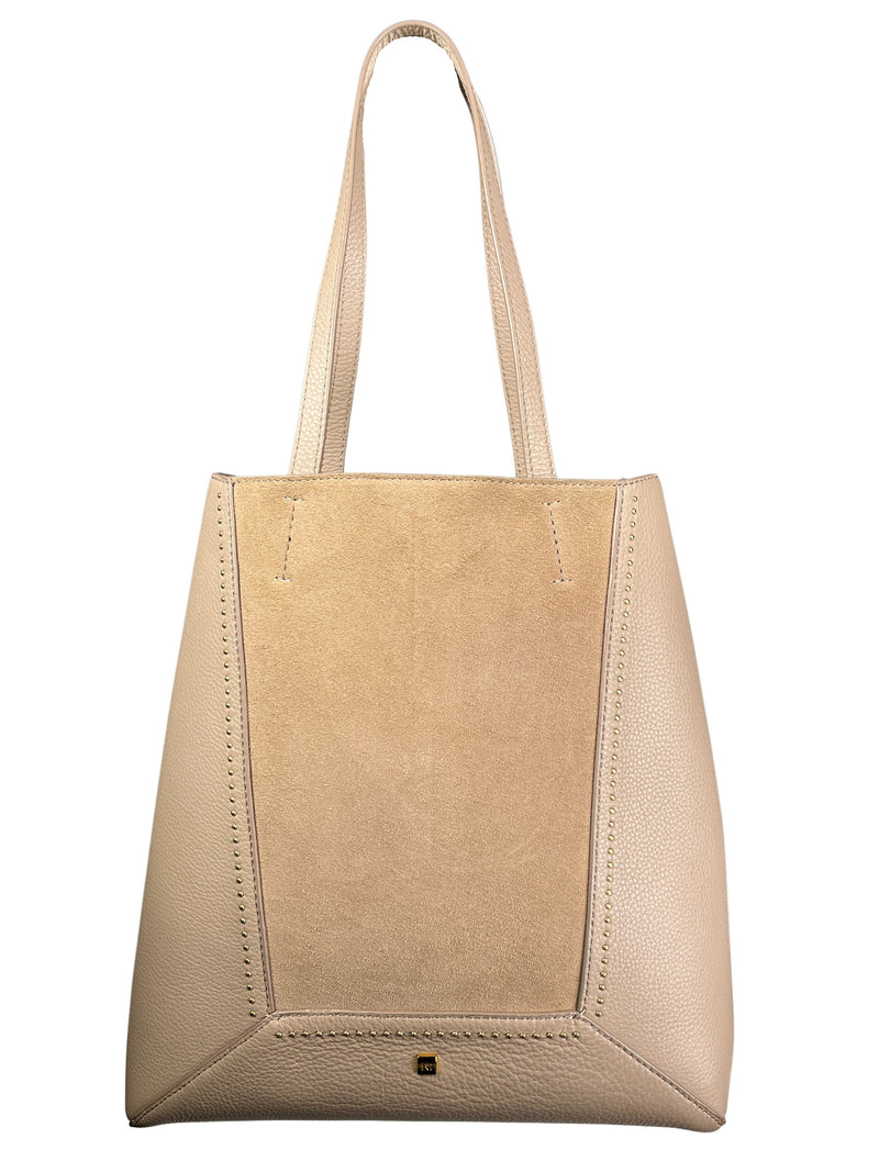 Cartera Beige Cuero