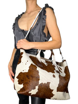 Cartera Cow Cuero