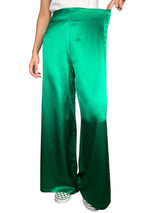 Pantalón Satinado Verde