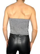 Gillet Strapless Cuadrillé