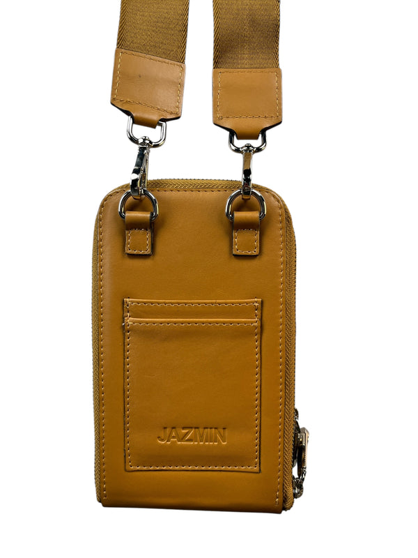 Bandolera Cuero Camel Love