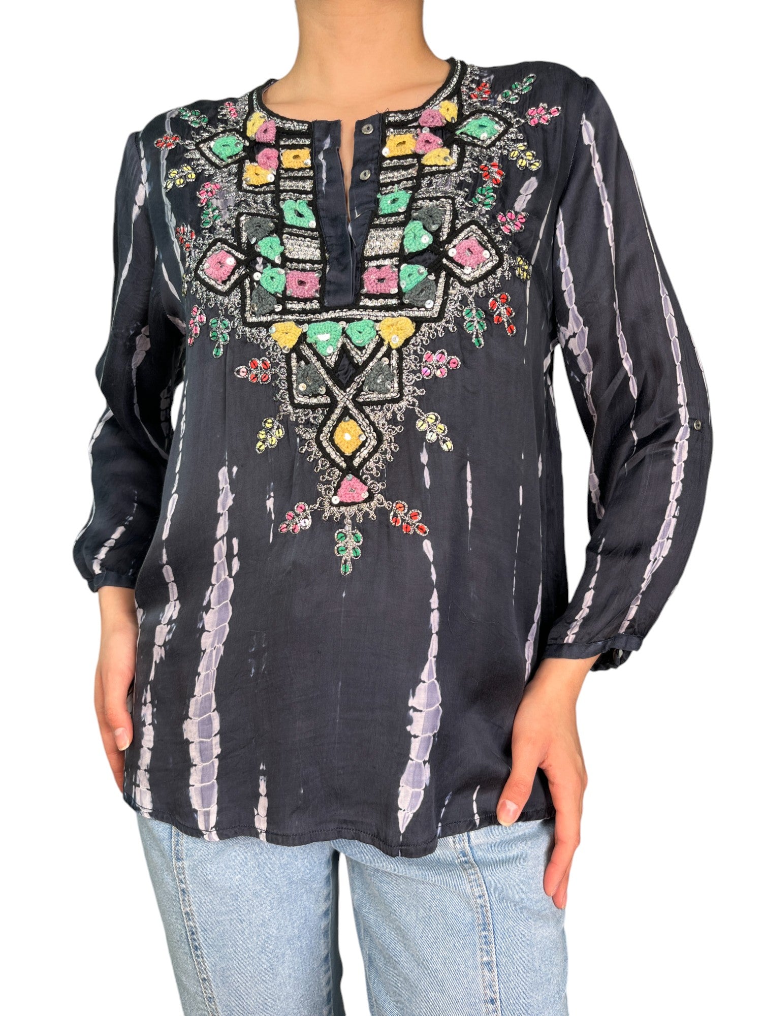 Blusa Bordada - RAPSODIA – Market People